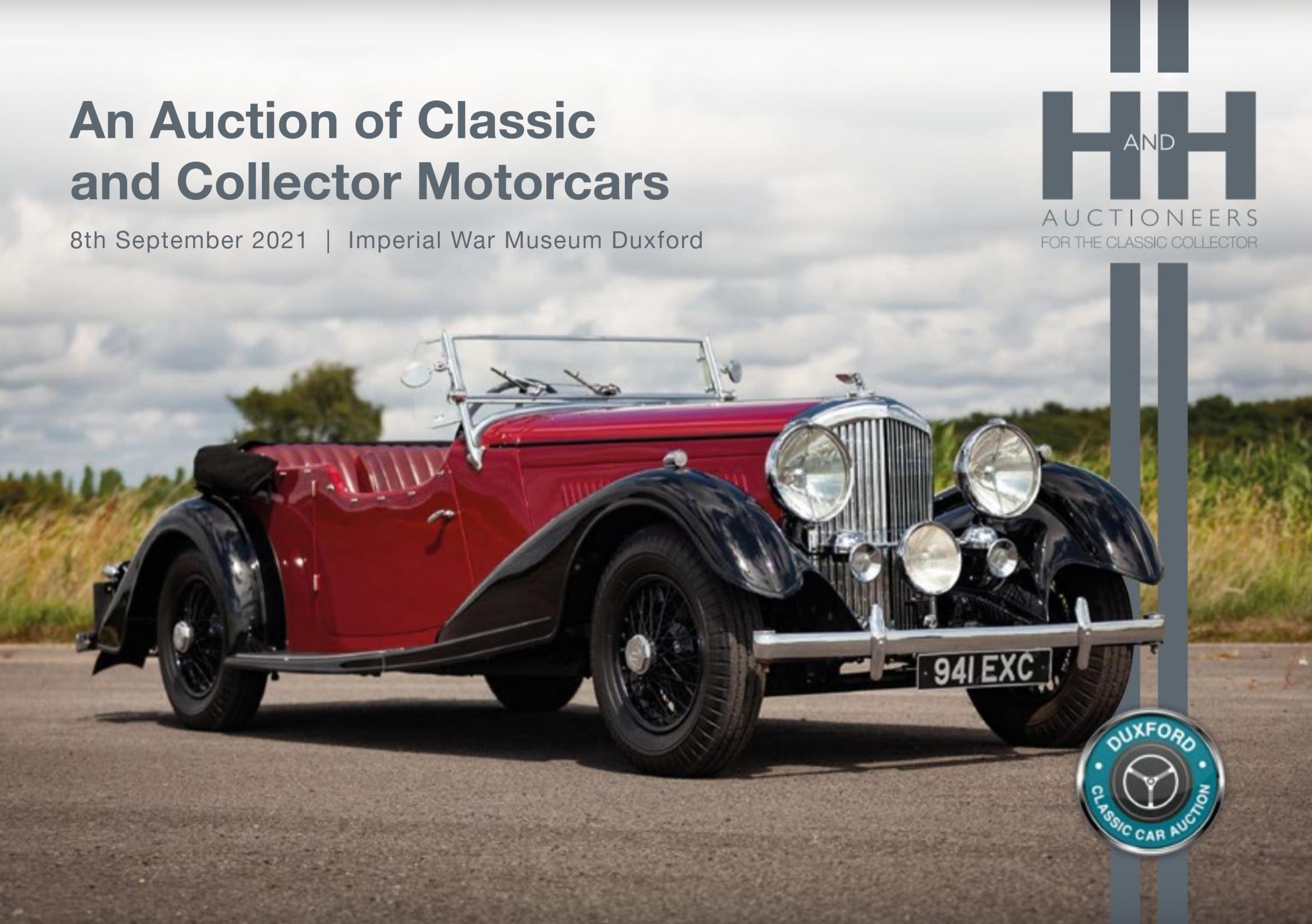 Over 120 Classic Cars lined up for IWM Duxford Auction 8th September